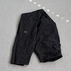 Alo Yoga Alosoft Lounge Leggings Dark Grey Size XS
